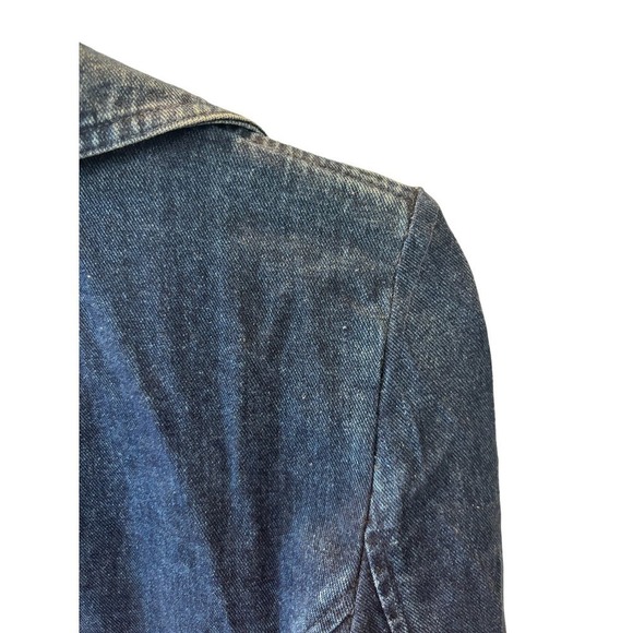 Sam Edelman Margot Single Breasted Extended Jean Jacket Size Small - Picture 4 of 9